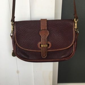 Vintage Dooney & Bourke burgundy congac purse